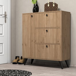 Hanah Home Bella 1802 Zapatero Bohemio Roble